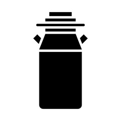 Milk Canister glyph icon