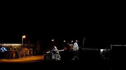 decorating whole houses and in residential neighborhoods is a race for the most yards of LED...