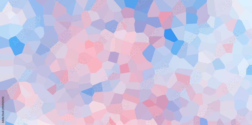 Aufkleber Abstract Low Polygon gradient Generative Crystal texture background Geometric blue colored background for interior solutions or covers. Mosaic or polygon elements for Cement kitchen decor.	