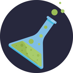 A classic laboratory flask, perfect for science enthusiasts and experimental minds.