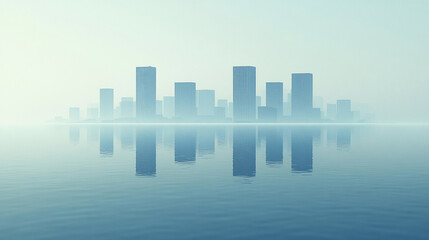 city  landscape in the sun