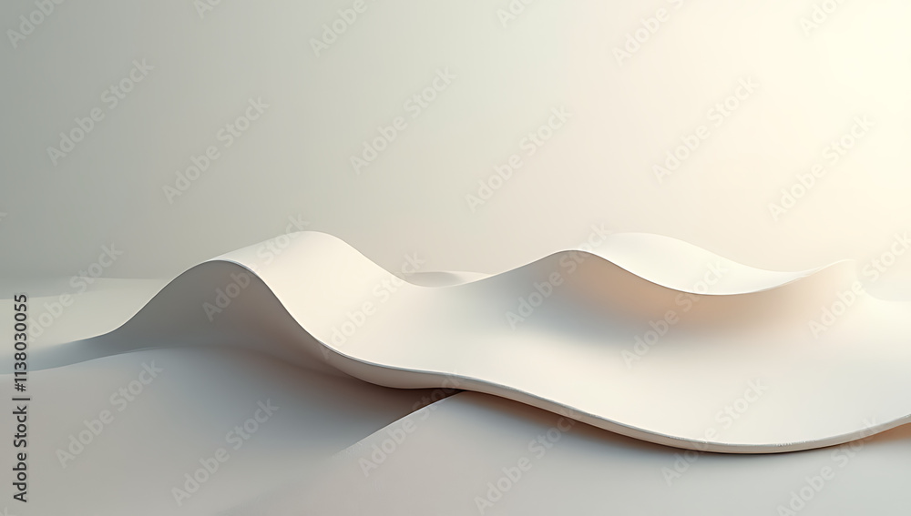 Aufkleber The abstract design has a smooth surface that blends seamlessly with its textured ground against a subtle background._00002_