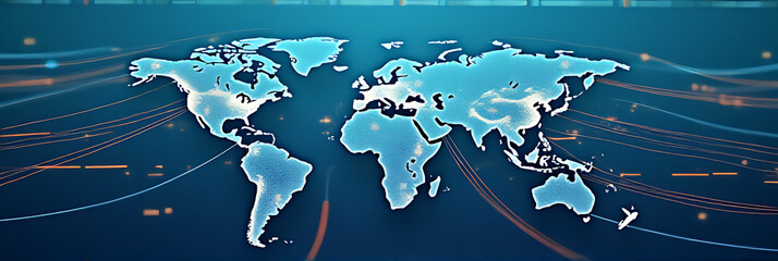 The aviation industry manages air traffic using a complex system to ensure safe and efficient transportation routes for airplanes worldwide._00001_