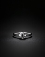 Elegant diamond engagement ring