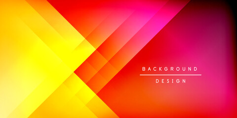 Bright lines background. Gradient geometric template wallpaper