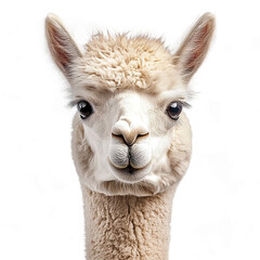 Obraz premium Alpaca Animal On Transparent background