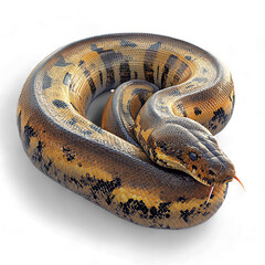 Obraz premium anaconda Animal On Transparent background