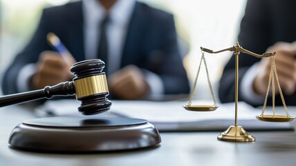 Corporate law meeting, with legal advisors pointing to charts and constitutional references.