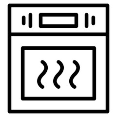 Microwave oven icon