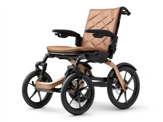 Fototapeta premium Modern ergonomic wheelchair with stylish design.