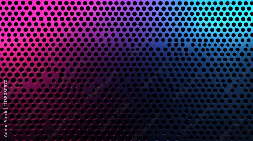 Poster abstract gradient background with vibrant colors and circular patterns, perfect for modern design or