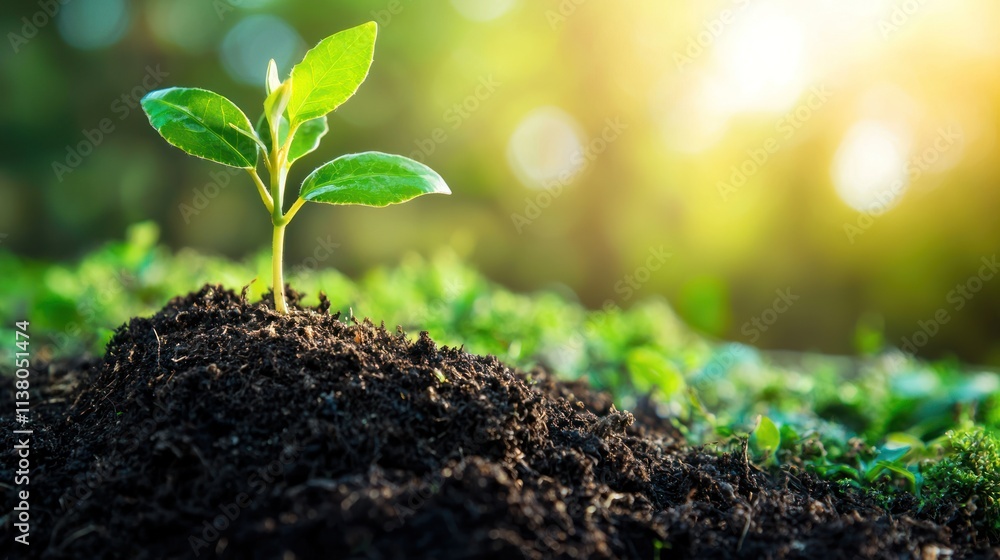 Poster a company aiming to reduce its carbon footprint by implementing sustainable practices