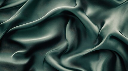 Fototapeta premium Pale green silk fabric texture suitable for fashion design backgrounds and elegant overlay layers in web and print applications.