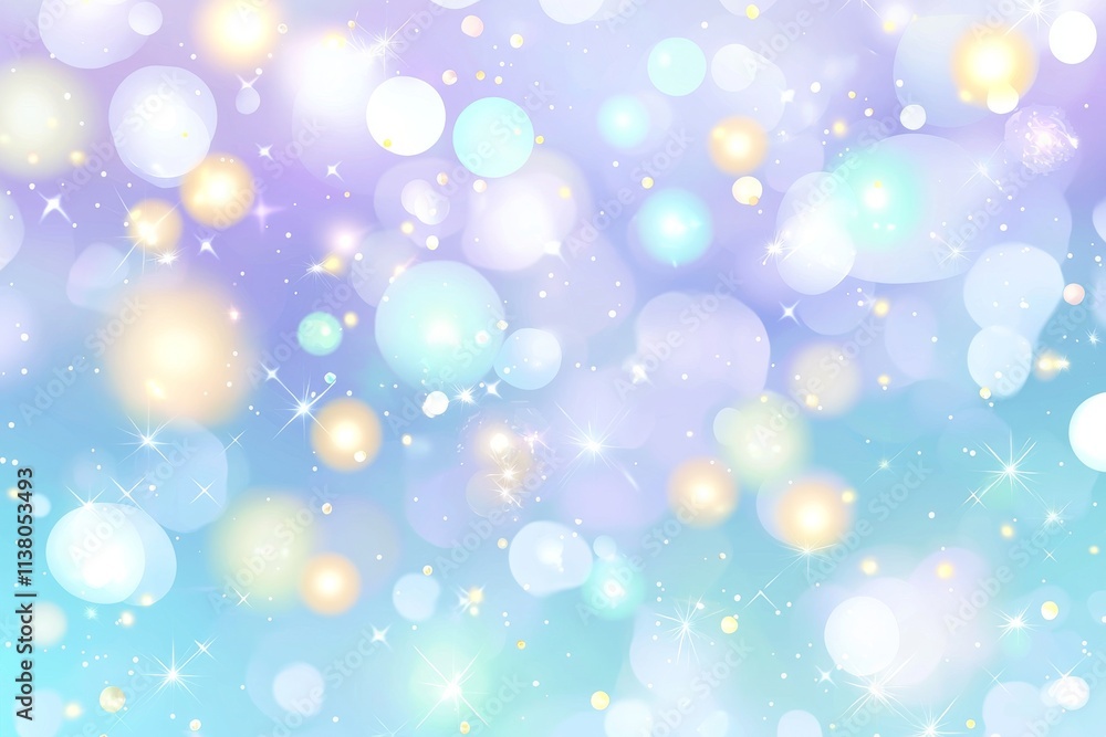 Poster a modern design wallpaper with sparkling glimmers, featuring an abstract sparkle backdrop with circl