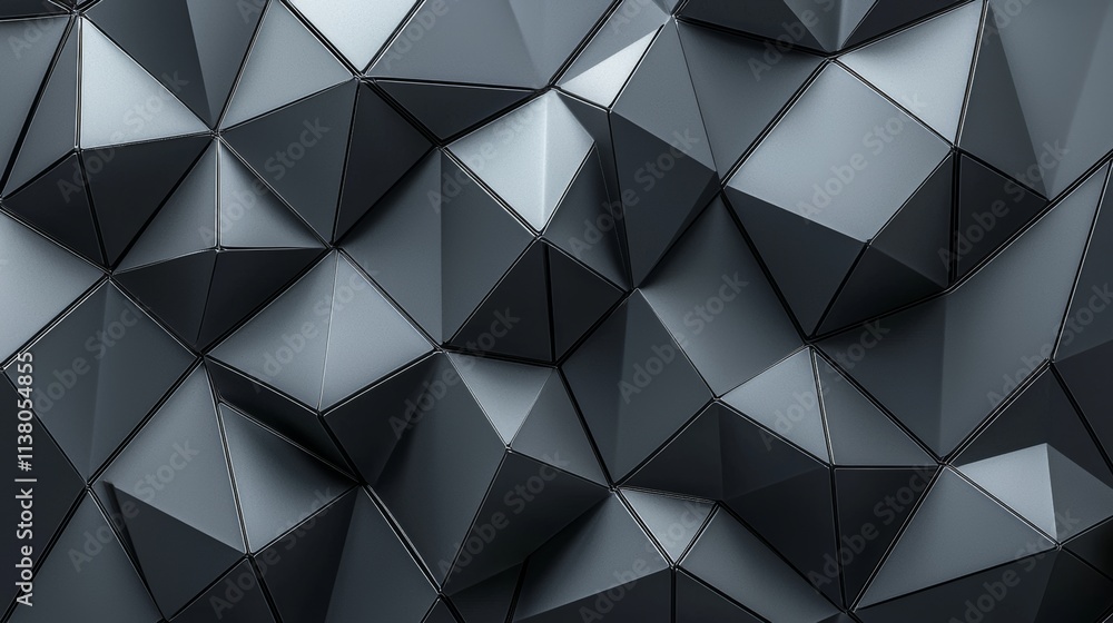 Poster a futuristic, high-tech scene with a dark backdrop and a hexagonal cellular structure. the wall is t