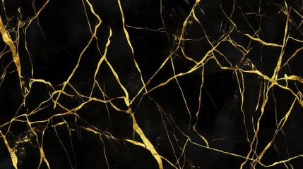 Stunning Black Marble with Gold Veins: A Luxurious Interior Design Inspiration