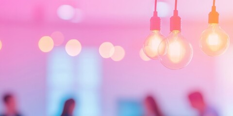 Pastel Innovation Abstract Teamwork and Energy Patterns in Soft Focus