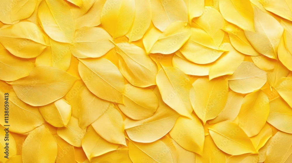 Poster vibrant background texture of overlapping yellow petals creating a warm and cheerful atmosphere suit