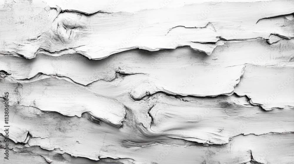 Poster gray tree bark texture with detailed layers and cracks suitable for backgrounds and design projects
