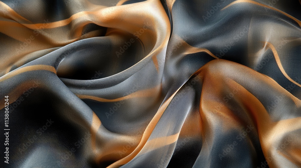 Poster luxurious silk fabric texture with smooth matte finish ideal for design projects and creative applic