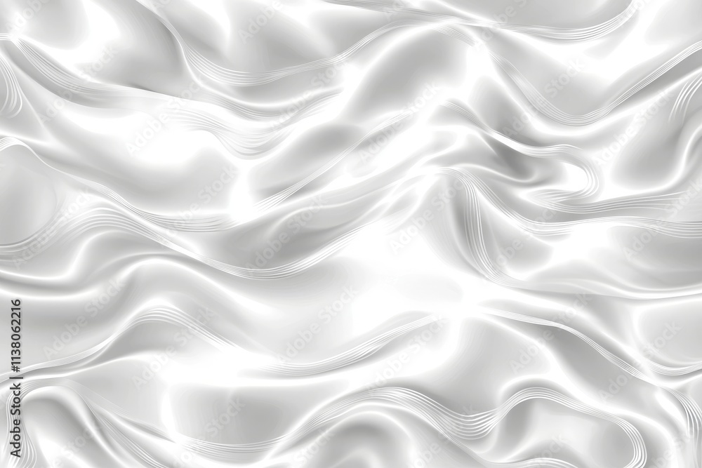 Poster a background of water waves with a shiny pattern texture, showing a defocused, transparent white sur