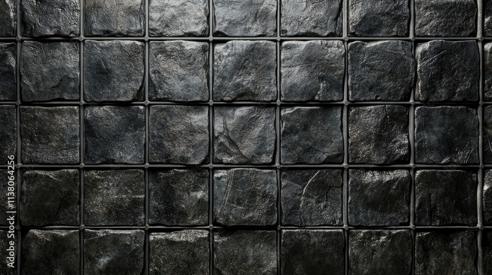 Poster granite textured wall background with grid pattern ideal for architectural and design projects showc