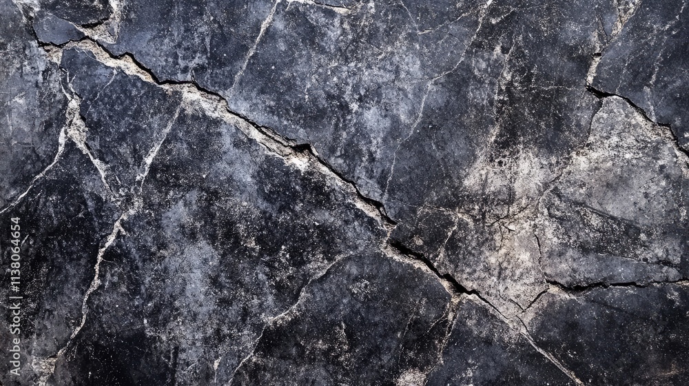 Poster dark cracked stone texture for abstract wallpaper and background use in design projects showcasing n