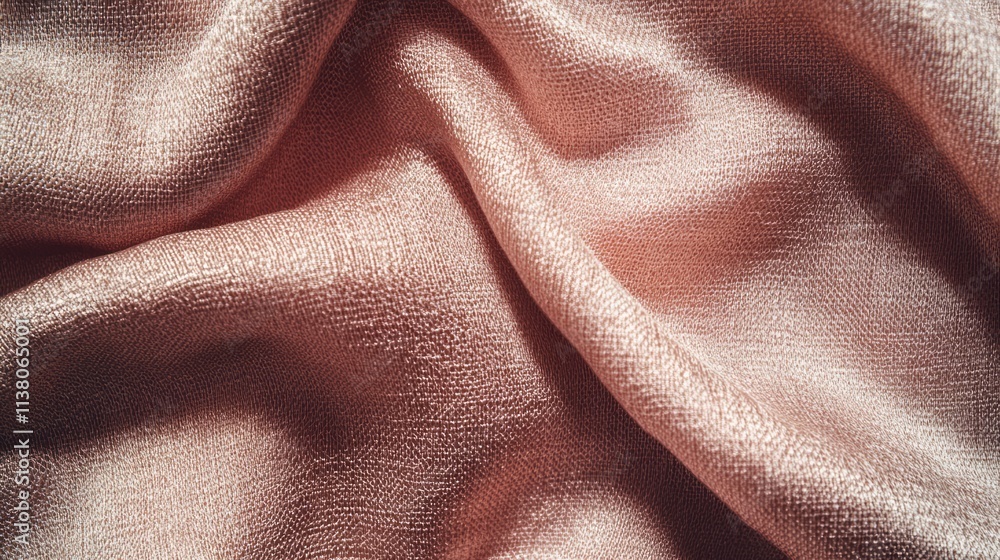 Aufkleber silk fabric texture background in soft pink with a nubby finish and a visually appealing grain showc
