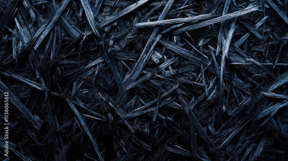 Poster darkened background of fine, thin shavings from plant stems creating a textured surface ideal for se