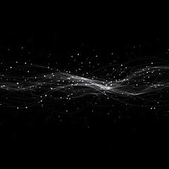 Abstract Digital Wave Background Design