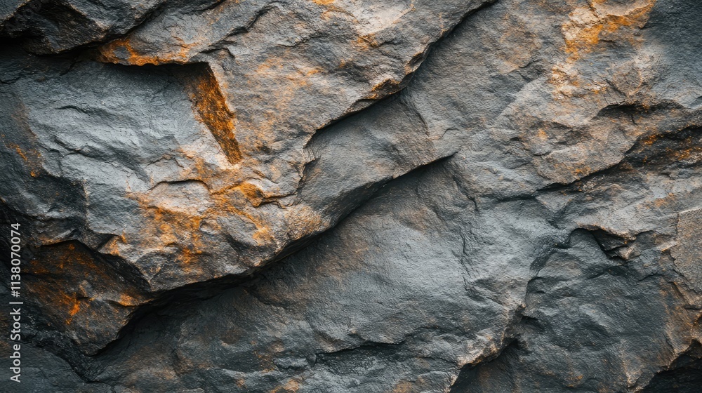 Poster textured close-up of natural stone surface showcasing unique patterns and earthy colors for backgrou