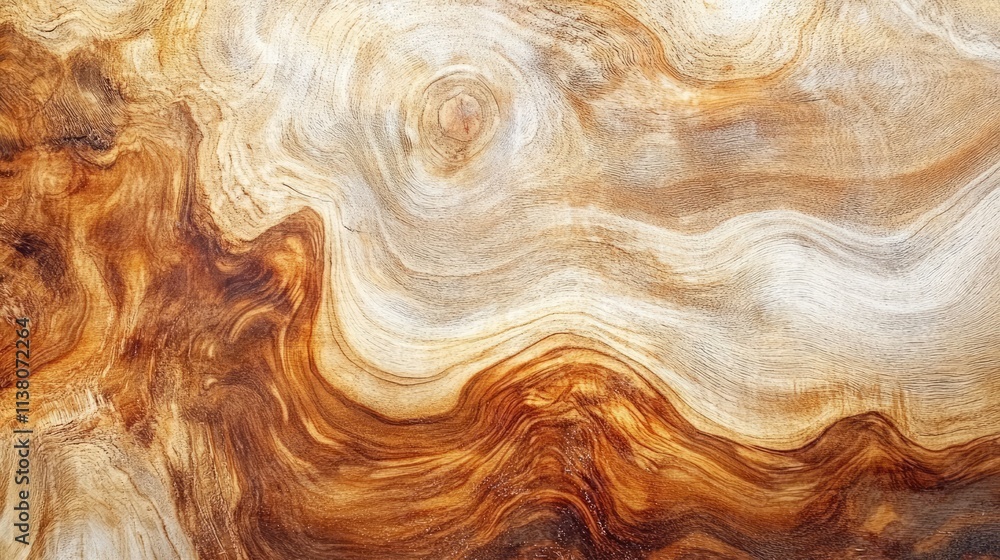 Poster abstract wood texture with swirling patterns in warm tones reflecting natural elements for backgroun