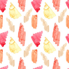 Watercolor abstract seamless pattern 