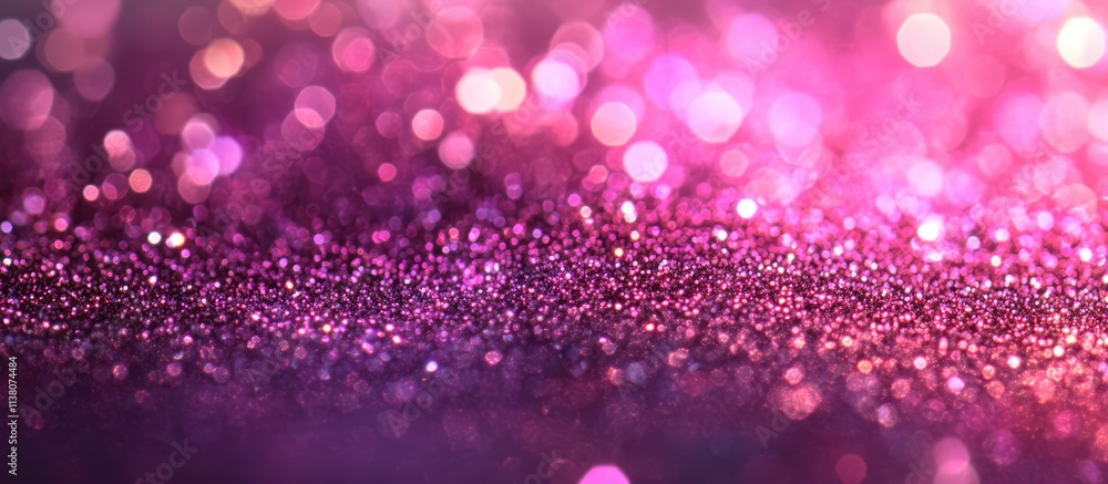 Poster elegant fuchsia glitter background with shimmering bokeh effect for festive or artistic design proje