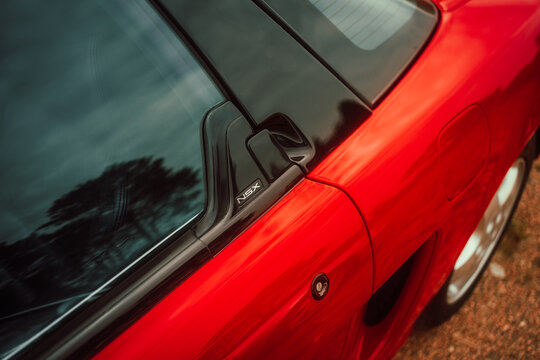 Red Honda/Acura NSX. Montevideo, Uruguay.