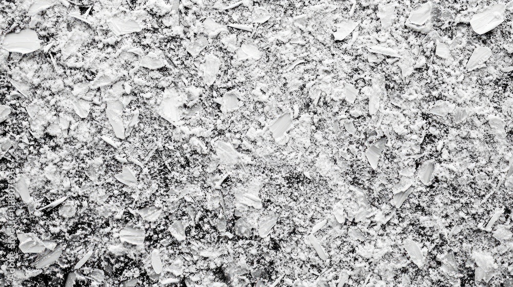 Aufkleber textured pattern of cold winter snow creating a serene and frosty background for seasonal projects a