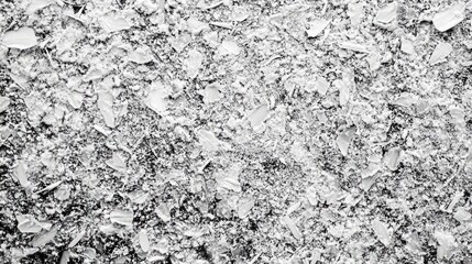 Naklejka premium Textured pattern of cold winter snow creating a serene and frosty background for seasonal projects and designs