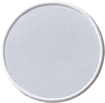 white Embroidered patch