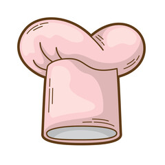 chef's hat icon. Suitable for culinary, baking, or cooking related designs, logos, or social media posts