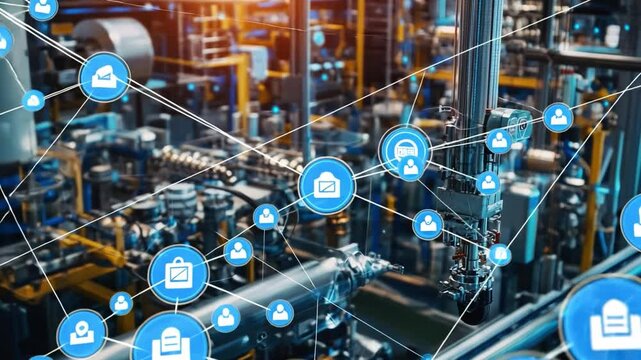 Smart Factory:  Industrial IoT Network 