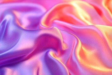 Obraz premium Vibrant Satin Fabric in Soft Hues