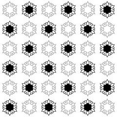 Winter flower snow of flakes seamless background postcard icon stationary anniversary christmas. vector illustration.