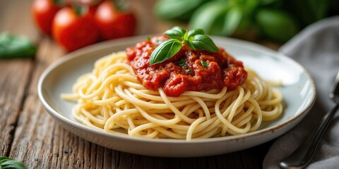 A Plate Of Classic Spaghetti Carbonara With A Sprinkling Of Parmesan Cheese