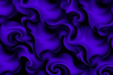 Obraz premium Abstract Swirls of Purple: A captivating abstract background featuring swirling, vibrant shades of purple and black, creating a mesmerizing and dynamic visual experience.