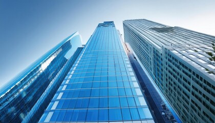 Obraz premium Glass High-Rise Corporate Building