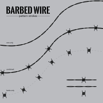 Barbed Wire Pattern Strokes