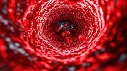 A medical animation showing how anticoagulants dissolve a thrombus, with glowing progress indicators in a blood vessel.