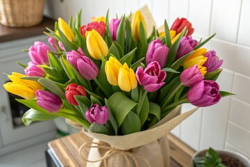 bouquet of tulips