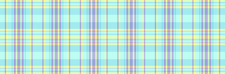 Commercial texture vector check, good pattern fabric tartan. Deep seamless background plaid textile in light and cyan colors.