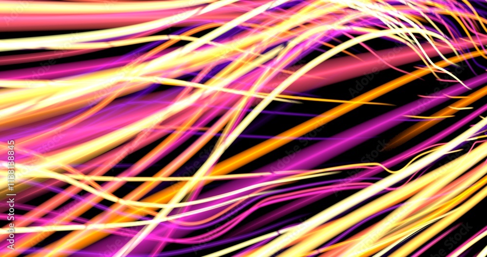 Poster light wave background, 3d Rendering, Abstract Background